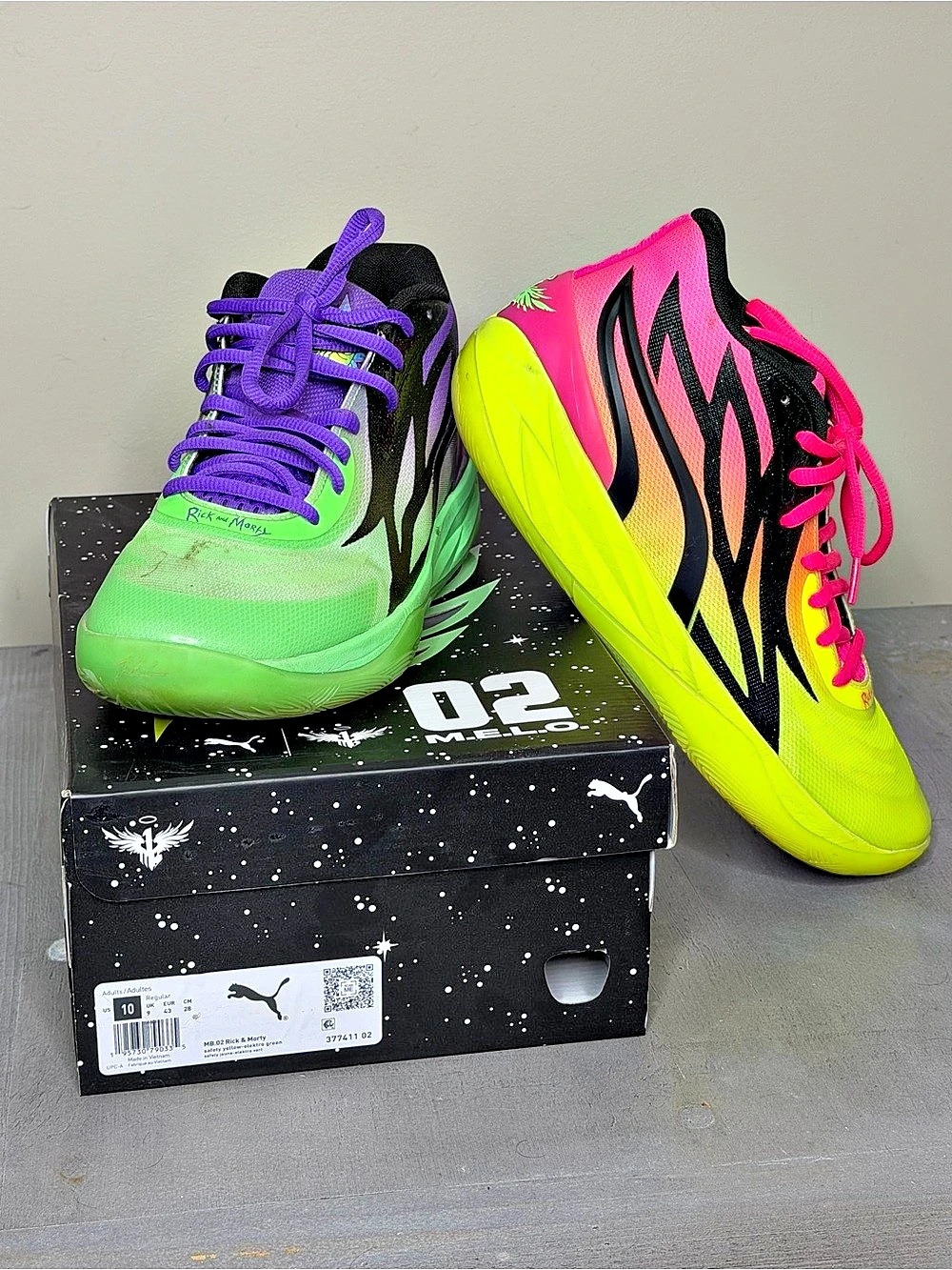 Puma MB.02 Rick & Morty Men's Athletic Shoes US 10